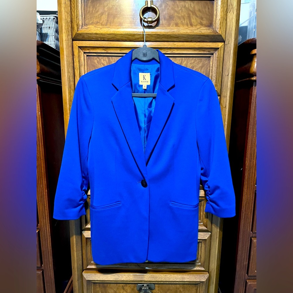 Blue Kasper Suit Jacket